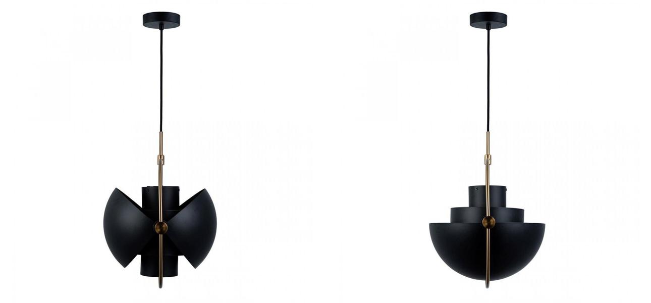 Подвесной светильник Louis Weisdorff Black диаметр 38 - фото