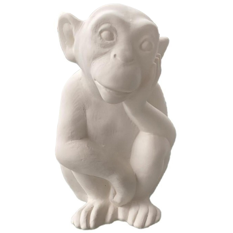 Статуэтка Abhika Monkey Bisc. Statuette Белый в Уфе | Loft Concept 