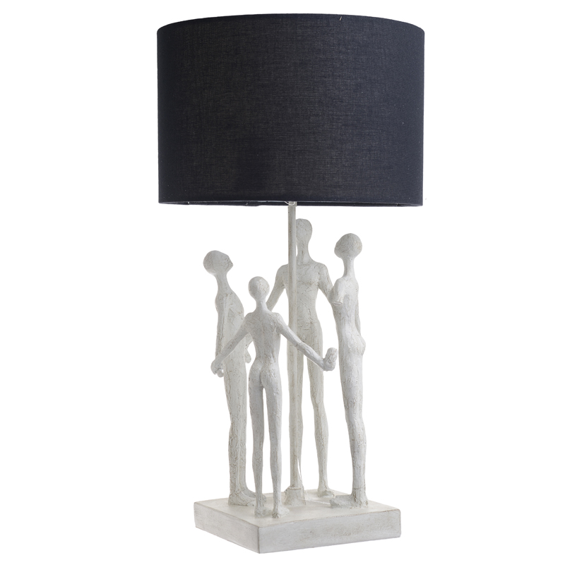 Настольная лампа Holding Hands Table lamp Белый Черный в Уфе | Loft Concept 