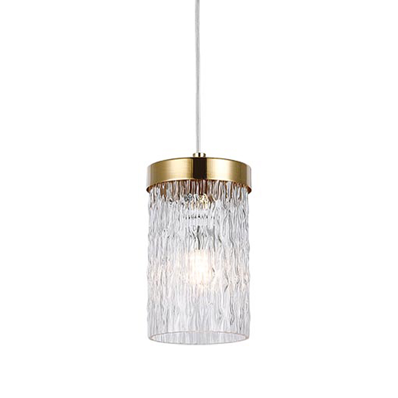 Подвесной светильник Estebe Gold Glass Hanging Lamp Золотой Прозрачный в Уфе | Loft Concept 