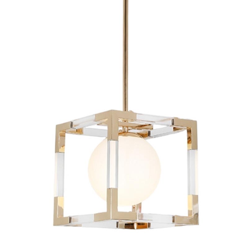 Подвесной светильник Dunvel Hanging lamp Белый Золотой в Уфе | Loft Concept 