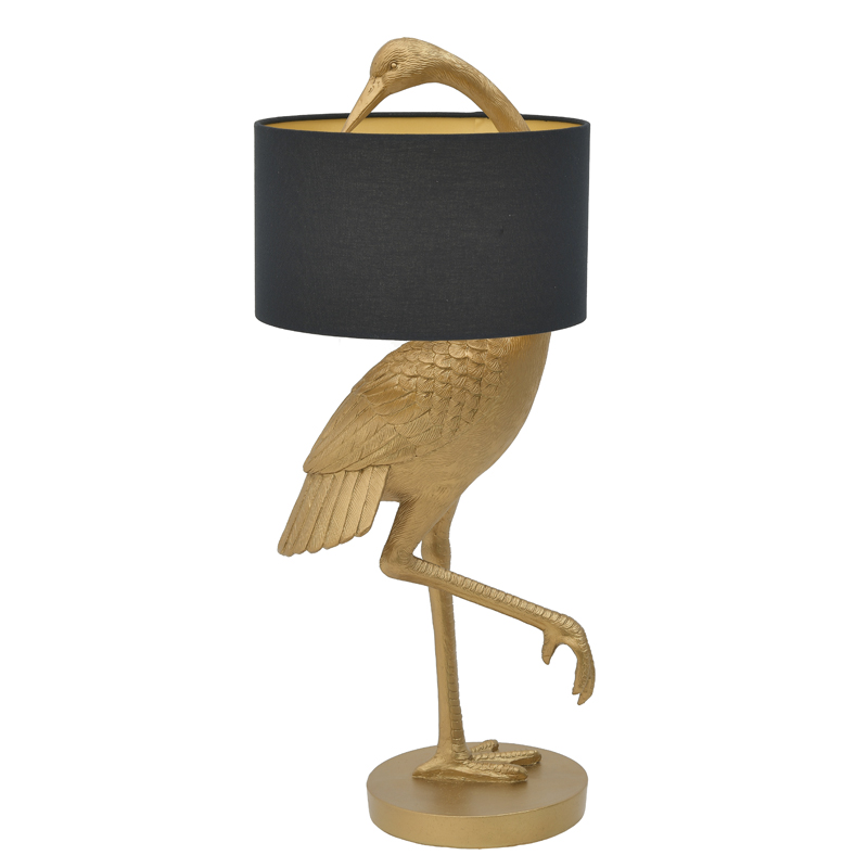 Настольная лампа Golden Stork Table lamp Золотой Черный в Уфе | Loft Concept 