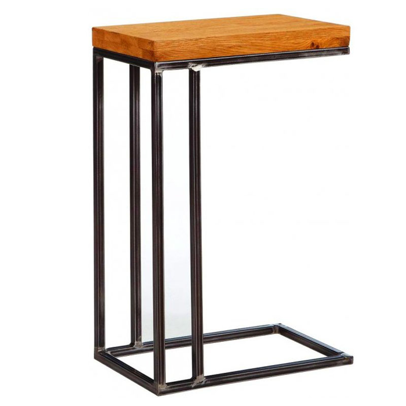 Приставной стол Industrial Oak Sybil Side Table Черный в Уфе | Loft Concept 