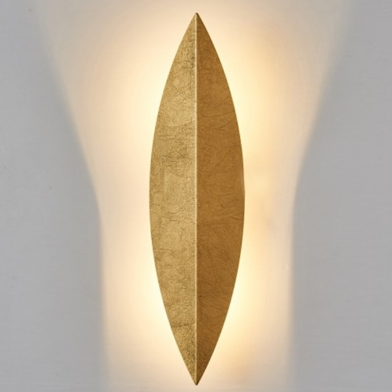 Art Deco Leaf Wall Lamp Gold Золотой в Уфе | Loft Concept 