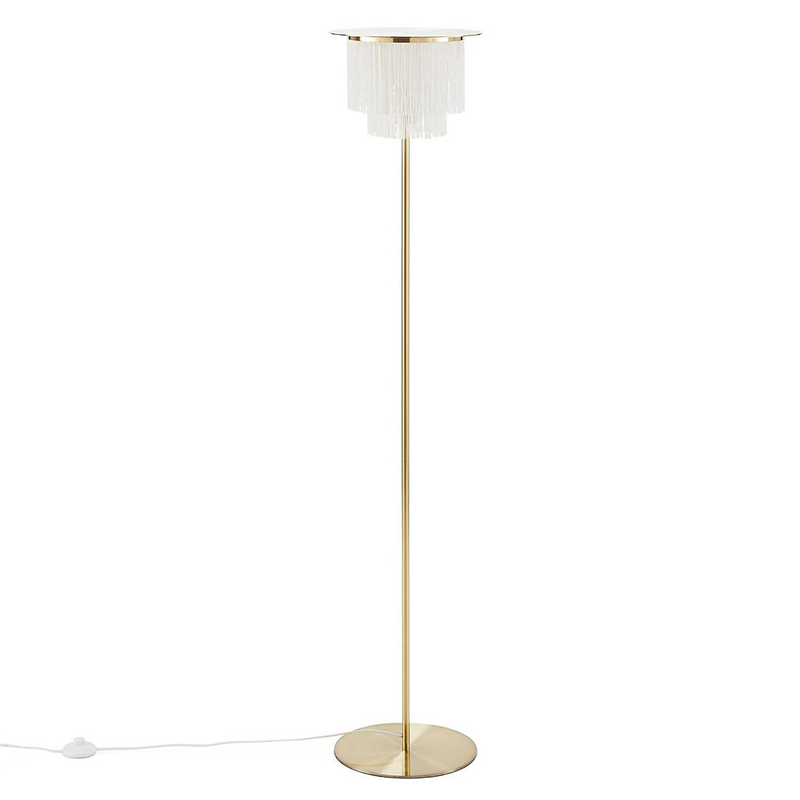 Торшер Houtique Floor lamp Cream Кремовый Латунь в Уфе | Loft Concept 