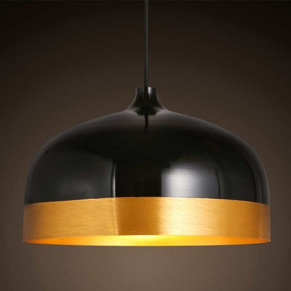 Подвесной светильник Cone Lux Pendant Black Черный Глянцевое золото в Уфе | Loft Concept 