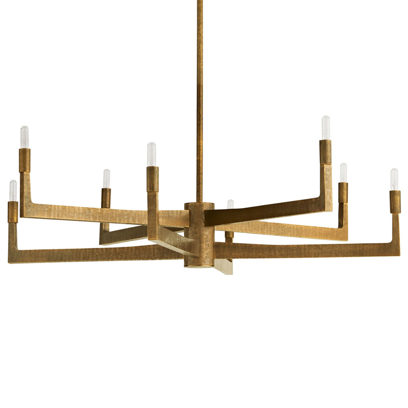 Люстра Arteriors GRIFF CHANDELIER Золотой Латунь в Уфе | Loft Concept 