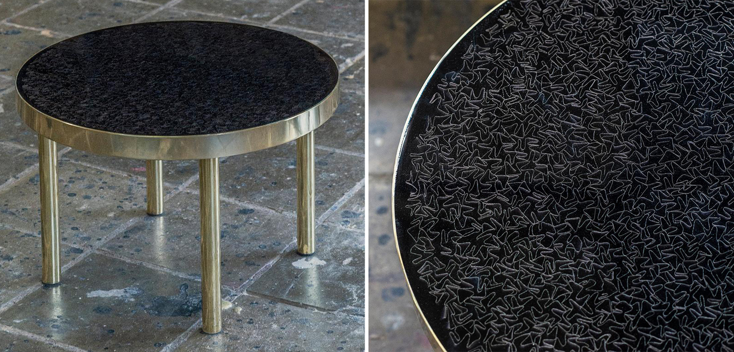 Журнальный столик BLACK BRASS - фото