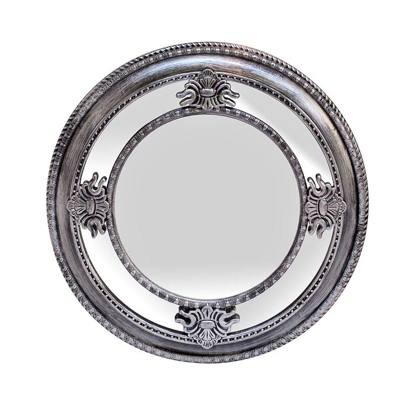 Зеркало Silver Round Mirror Серебряный в Уфе | Loft Concept 