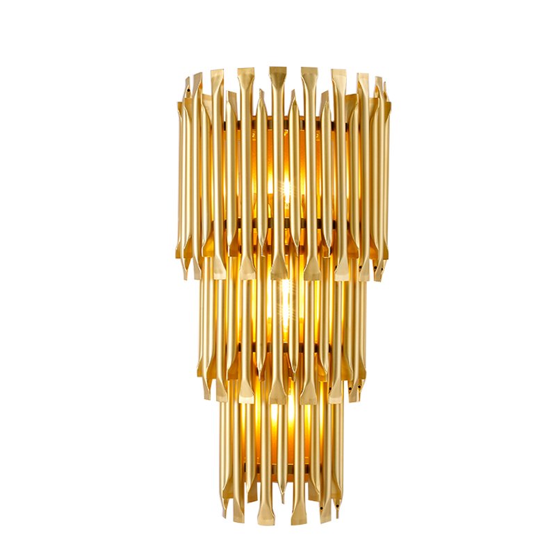 Бра MATHENY III WALL LAMP by DELIGHTFULL Gold Глянцевое золото матовое золото в Уфе | Loft Concept 