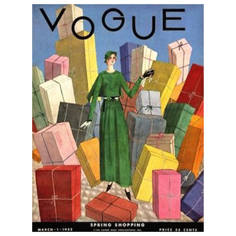 Постер Vogue Cover 1932 March  в Уфе | Loft Concept 