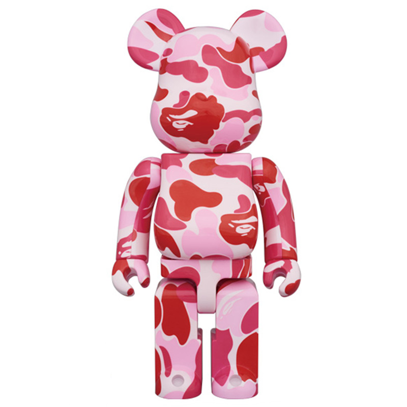 Статуэтка Bearbrick Camouflage Pink Розовый Красный в Уфе | Loft Concept 