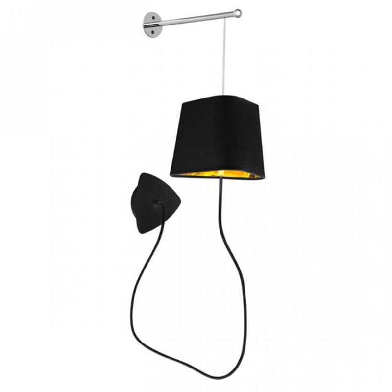 Бра Designheure Lighting Black Wall Lamp Золотой Черный в Уфе | Loft Concept 