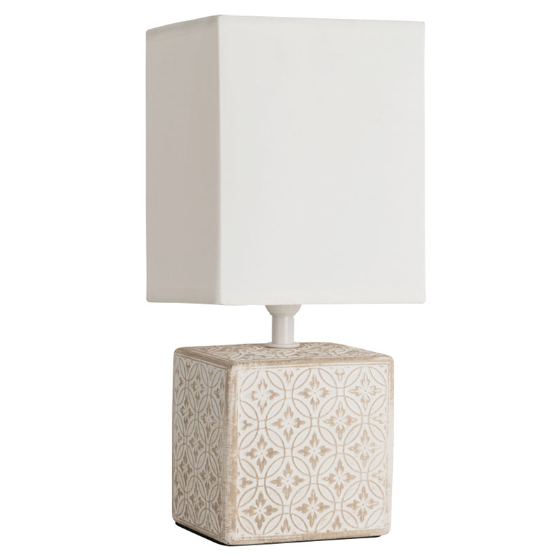 Настольная лампа Дизайнерская Lazio Ivory Table Lamp ivory ( слоновая кость ) в Уфе | Loft Concept 