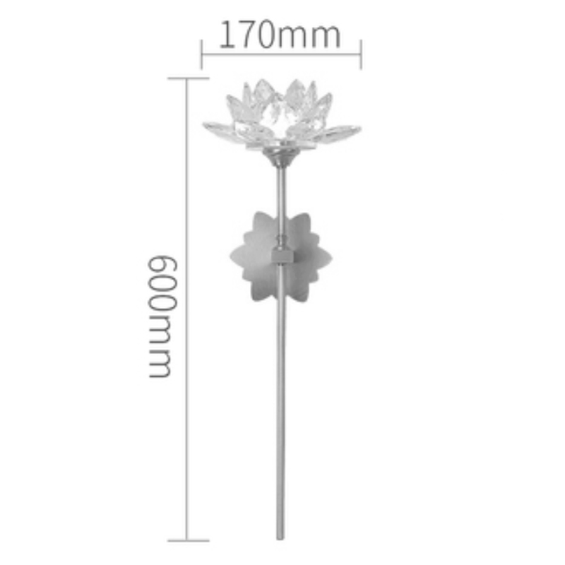 Бра Хрустальный Цветок Лотоса Lotus flower Wall Clear Glass D в Уфе