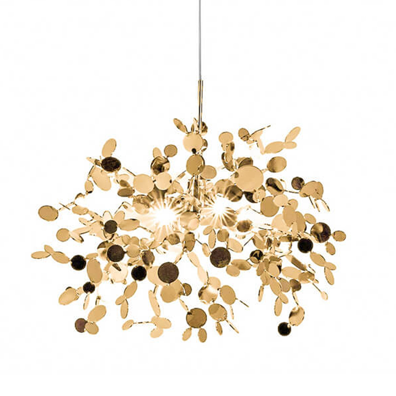 Люстра Terzani Argent Suspension Gold Pendant Lamp 40 Золотой в Уфе | Loft Concept 