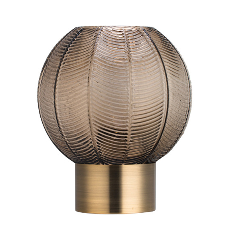 Ваза Vase Golden Throat Ball Gray Серый Глянцевое золото в Уфе | Loft Concept 