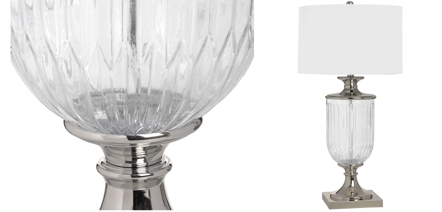 Настольная лампа Eduarda Glass Bowl Table lamp - фото