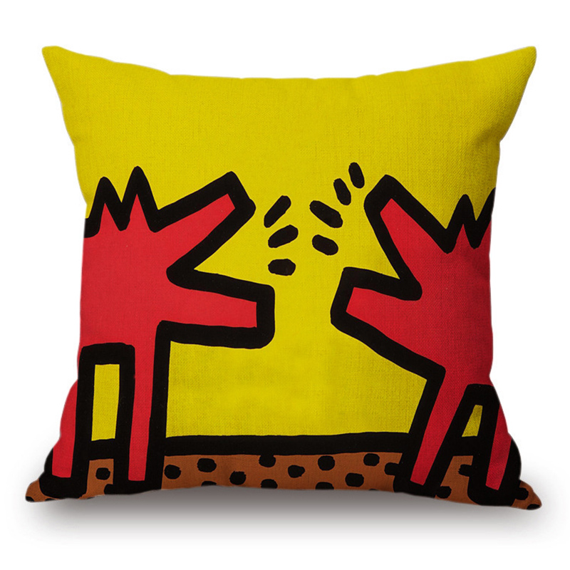 Подушка Keith Haring 1 Мульти в Уфе | Loft Concept 