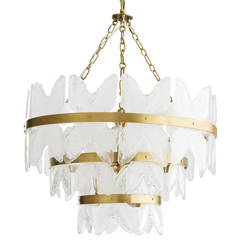 Люстра Arteriors MILLIE CHANDELIER Золотой Прозрачный в Уфе | Loft Concept 