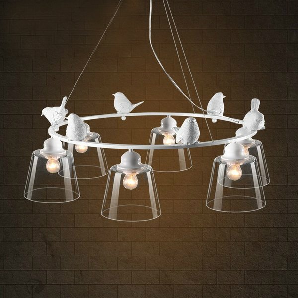 Люстра Provence Bird Chandelier Белый в Уфе | Loft Concept 