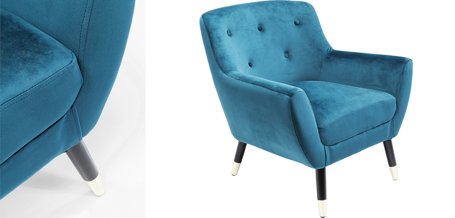 Кресло Blue Arabella - фото