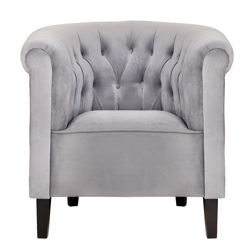 Кресло Cesare Armchair grey Серый (Gray) в Уфе | Loft Concept 