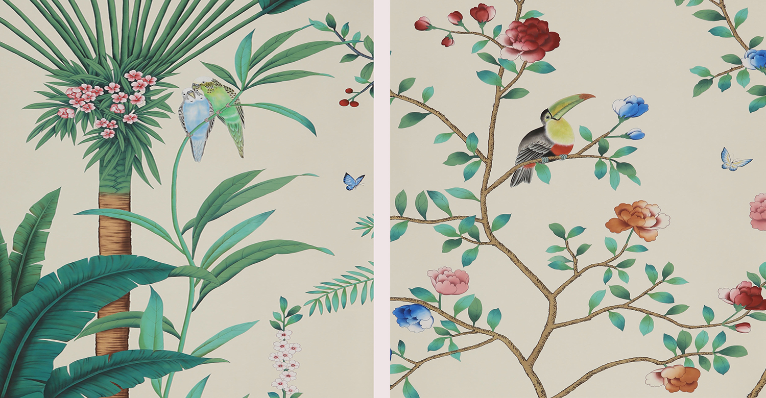 Обои ручная роспись Amazonia Satin Grey - фото №1