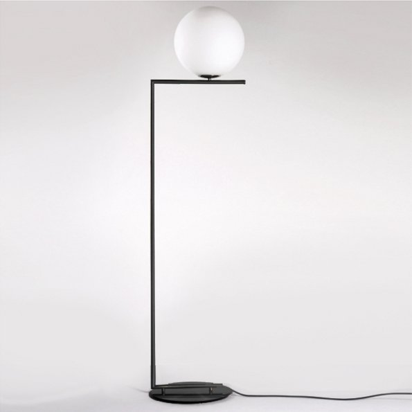 Торшер Flos IC Lights F Black Белый Черный в Уфе | Loft Concept 