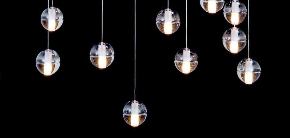 Люстра Bocci 14.7 Led Crystal Glass на прямоугольной планке - Loft-Concept в Уфе