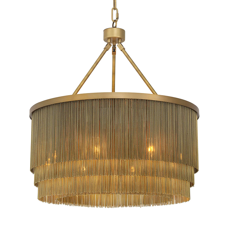 Люстра Eichholtz Chandelier Tissot S Brass Латунь в Уфе | Loft Concept 