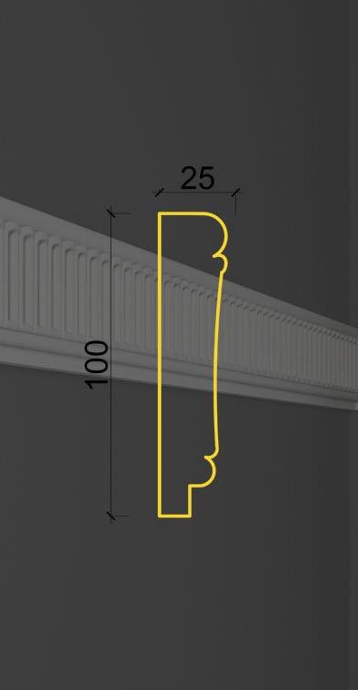 Молдинг с орнаментом MO-25 в Уфе