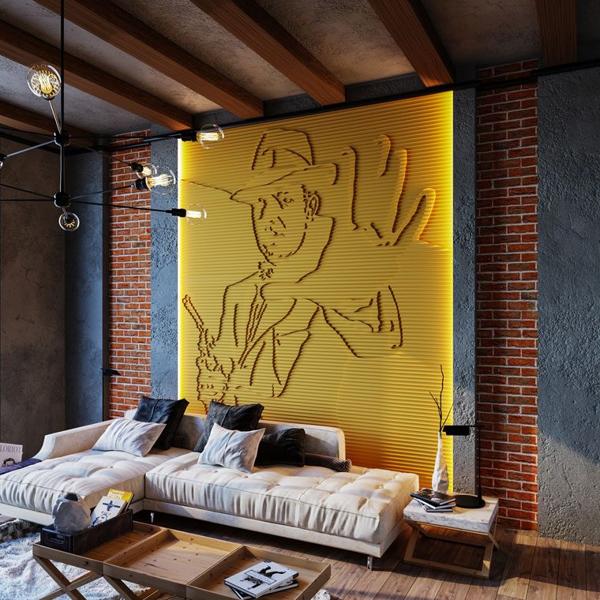 Барельеф AL CAPONE  в Уфе | Loft Concept 