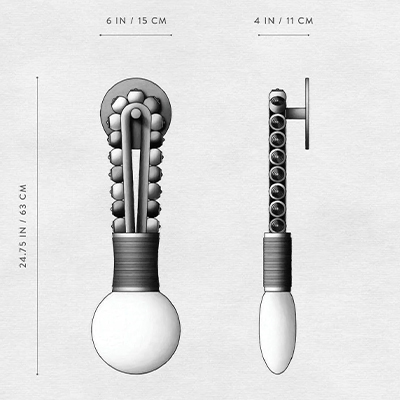 Бра TALISMAN LOOP SCONCE по дизайну студии Apparatus в Уфе