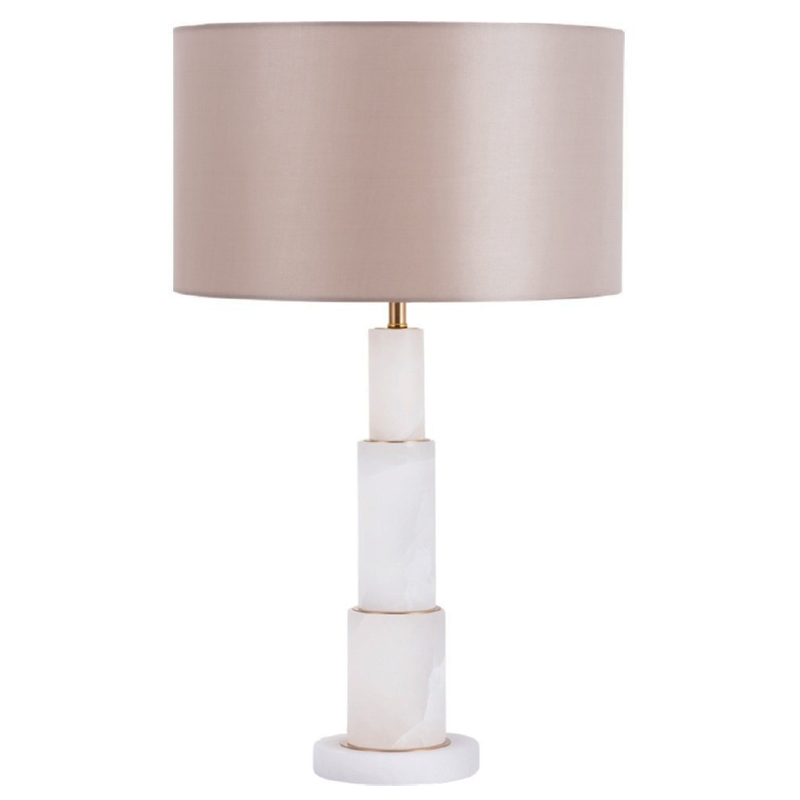 Настольная Лампа Мрамор Zikkurat Table Lamp ivory ( слоновая кость ) Taupe в Уфе | Loft Concept 