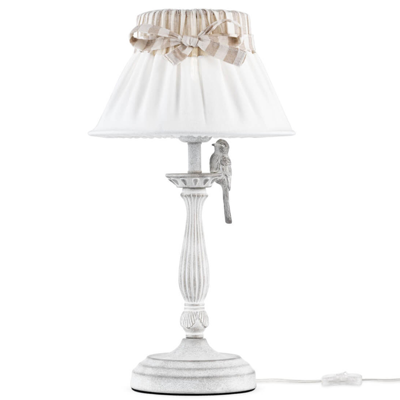 Настольная лампа Refined Provence Table lamp Белый Бежевый в Уфе | Loft Concept 