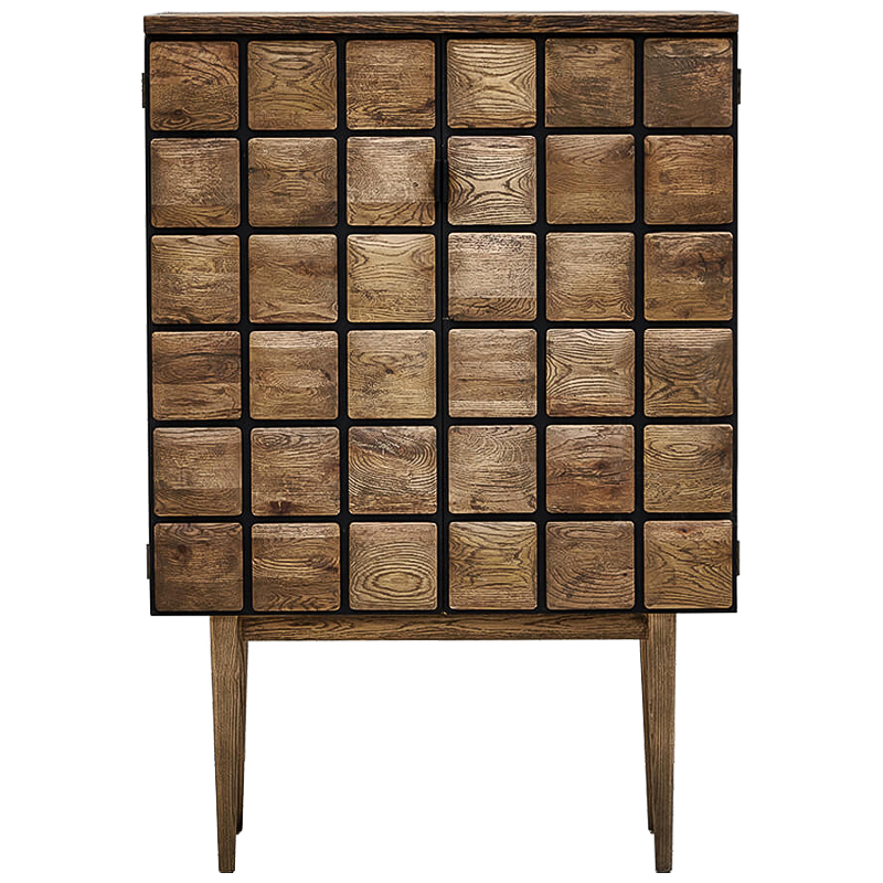 Комод из дуба с 2-мя дверцами Nakain chest of drawers Коричневый в Уфе | Loft Concept 