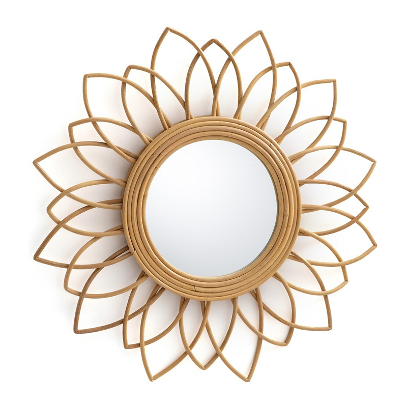 Зеркало Mirror Rattan Flower II  в Уфе | Loft Concept 