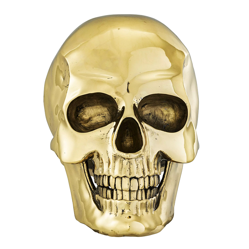 Аксессуар на стену Philipp Plein Gold Skull Wall element Золотой в Уфе | Loft Concept 