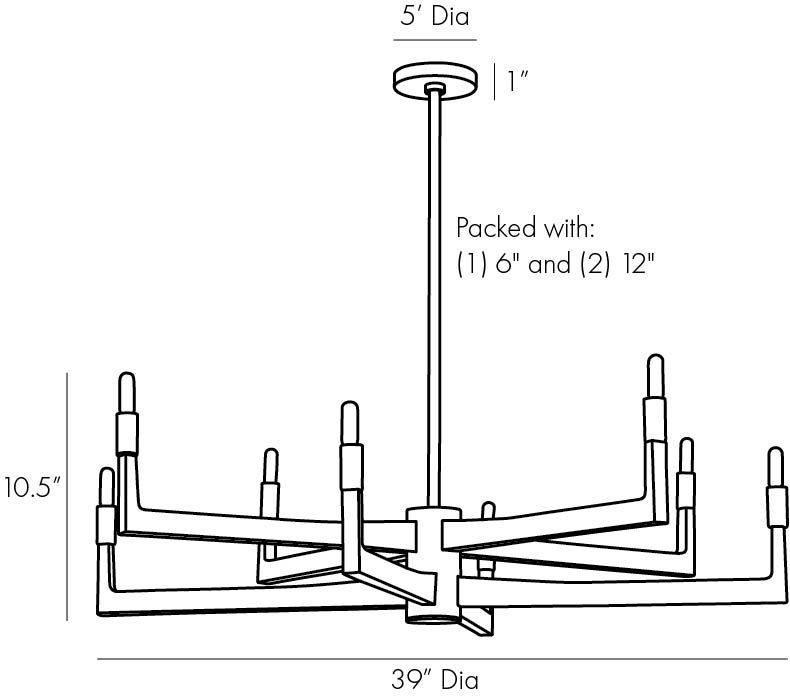 Люстра Arteriors GRIFF CHANDELIER в Уфе