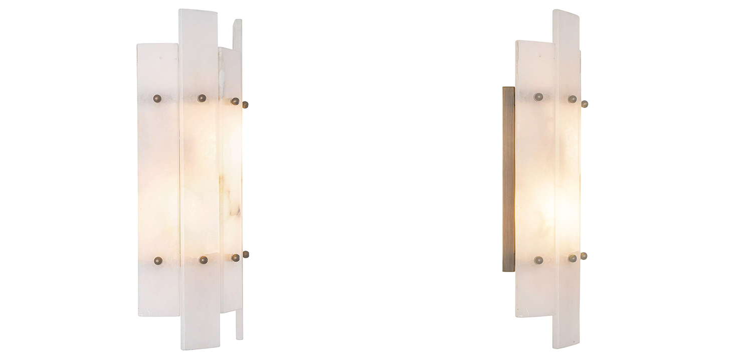 Бра Eichholtz Wall Lamp Caprera Alabaster - фото