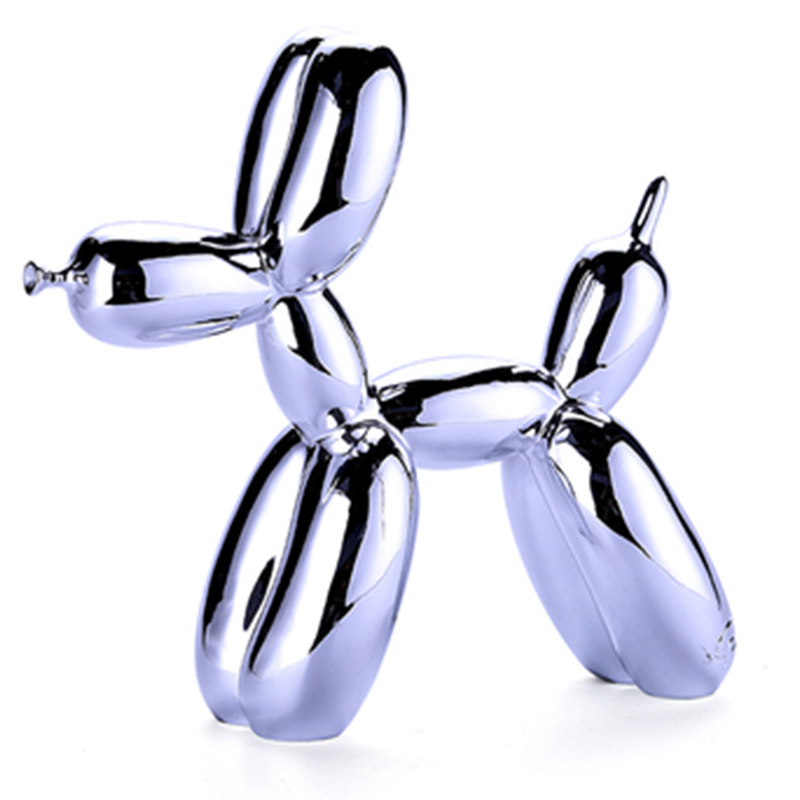 Статуэтка Jeff Koons Balloon Dog medium Silver Серебряный в Уфе | Loft Concept 