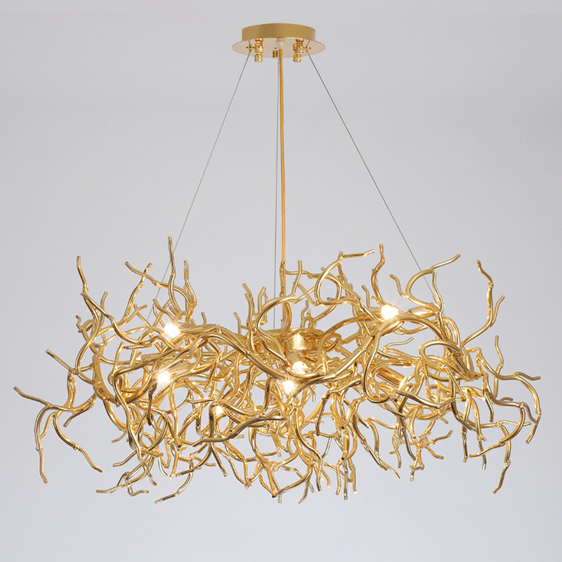 Люстра Felicite Gold Branches Chandelier Золотой в Уфе | Loft Concept 