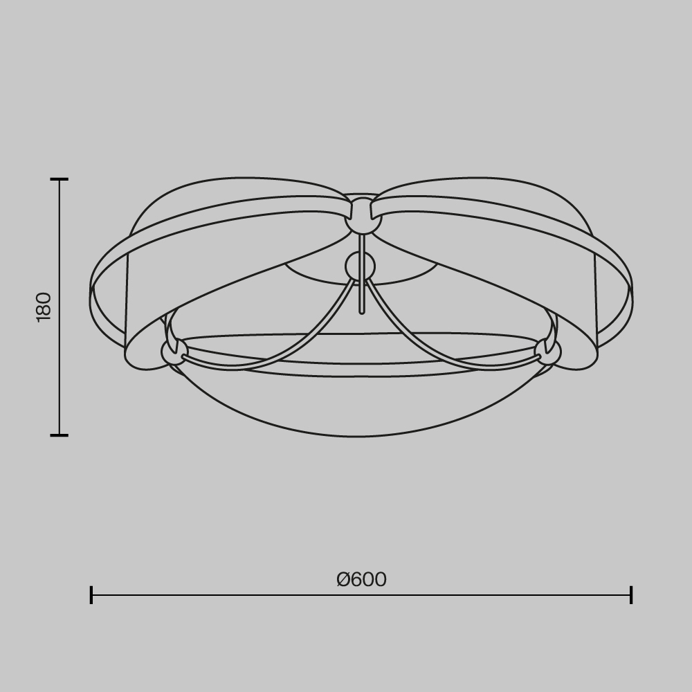 Потолочный светильник Breeze 3000К 45Вт в Уфе