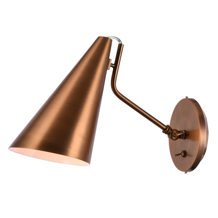 Бра VC light CLEMENTE wall lamp copper Медь в Уфе | Loft Concept 