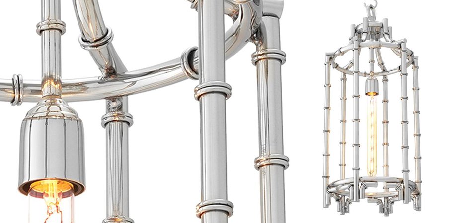 Люстра Eichholtz Lantern Vasco Steel - Loft-Concept в Уфе