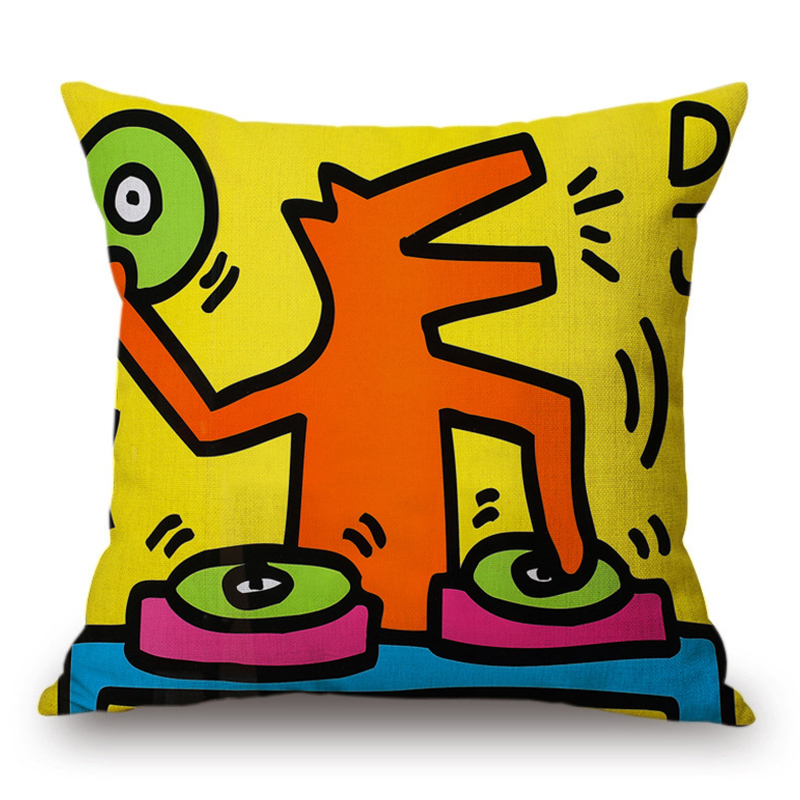 Подушка Keith Haring 3 Мульти в Уфе | Loft Concept 