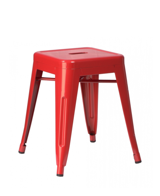 Кухонный стул Tolix Kitchen Stool 45 Черный Салатовый Нержавеющая сталь Голубой Желтый Зеленый Красный Оранжевый Белый в Уфе | Loft Concept 