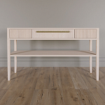 Дизайнерская Консоль с полкой и ящиком Primo Светлый дуб варинант исполнения - 1 | Loft Concept в Уфе