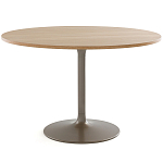 Круглый обеденный стол на одной ножке Remo Round Dining Table варинант исполнения - 1 | Loft Concept в Уфе